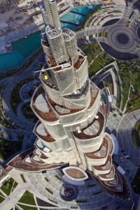 Aerial Perspective Khalifa Tower Dubai